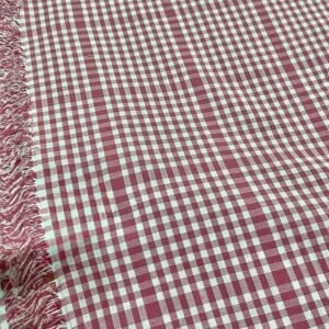 Madras Plaid Fabric For Shirts, Blouses, Coats, Pants, Dresses, Bags & Costumes.