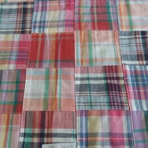 Patchwork Madras Fabric For Sewing Shorts, Coats, Pants, Dresses, Bags & Decor.