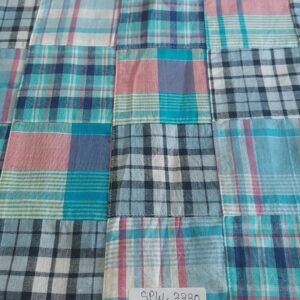 Patchwork Madras Fabric For Sewing Shorts, Coats, Pants, Dresses, Bags & Decor.