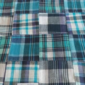 Patchwork Madras Fabric For Sewing Shorts, Coats, Pants, Dresses, Bags & Decor.