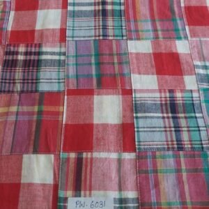 Patchwork Madras Fabric For Sewing Shorts, Coats, Pants, Dresses, Bags & Decor.