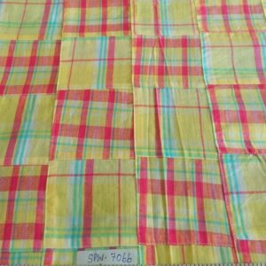 Patchwork Madras Fabric For Sewing Shorts, Coats, Pants, Dresses, Bags & Decor.