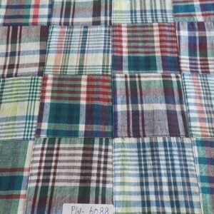 Patchwork Madras Fabric For Sewing Shorts, Coats, Pants, Dresses, Bags & Decor.