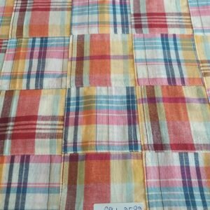 Patchwork Madras Fabric For Sewing Shorts, Coats, Pants, Dresses, Bags & Decor.