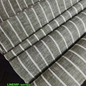 Striped Linen Fabric For Sewing Shirts, Coats, Pants, Dresses, Bowties & Decor.